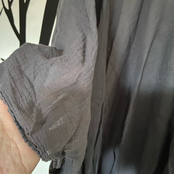 Velvet by Graham & Spencer boho gray shrug cardigan - Picture 6 of 9